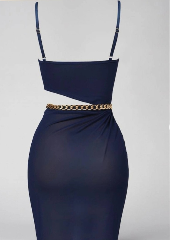 لباس خواب بادی فانتزی زنجیر دار/نیم تنه دامن حریر/تاپ دامن توری