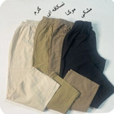 شلوار کتان کندیس راسته (سایز ۷۵تا۱۰۰)/شلوار کتان مجلسی پسرانه گرم بالا/شلوار کتان پسرانه قواره آزاد/شلوار پسرانه مجلسی راسته